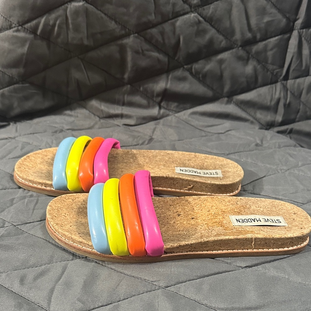 Steve Madden Colorful Slide Sandals